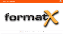 Tablet Screenshot of formatx.pl